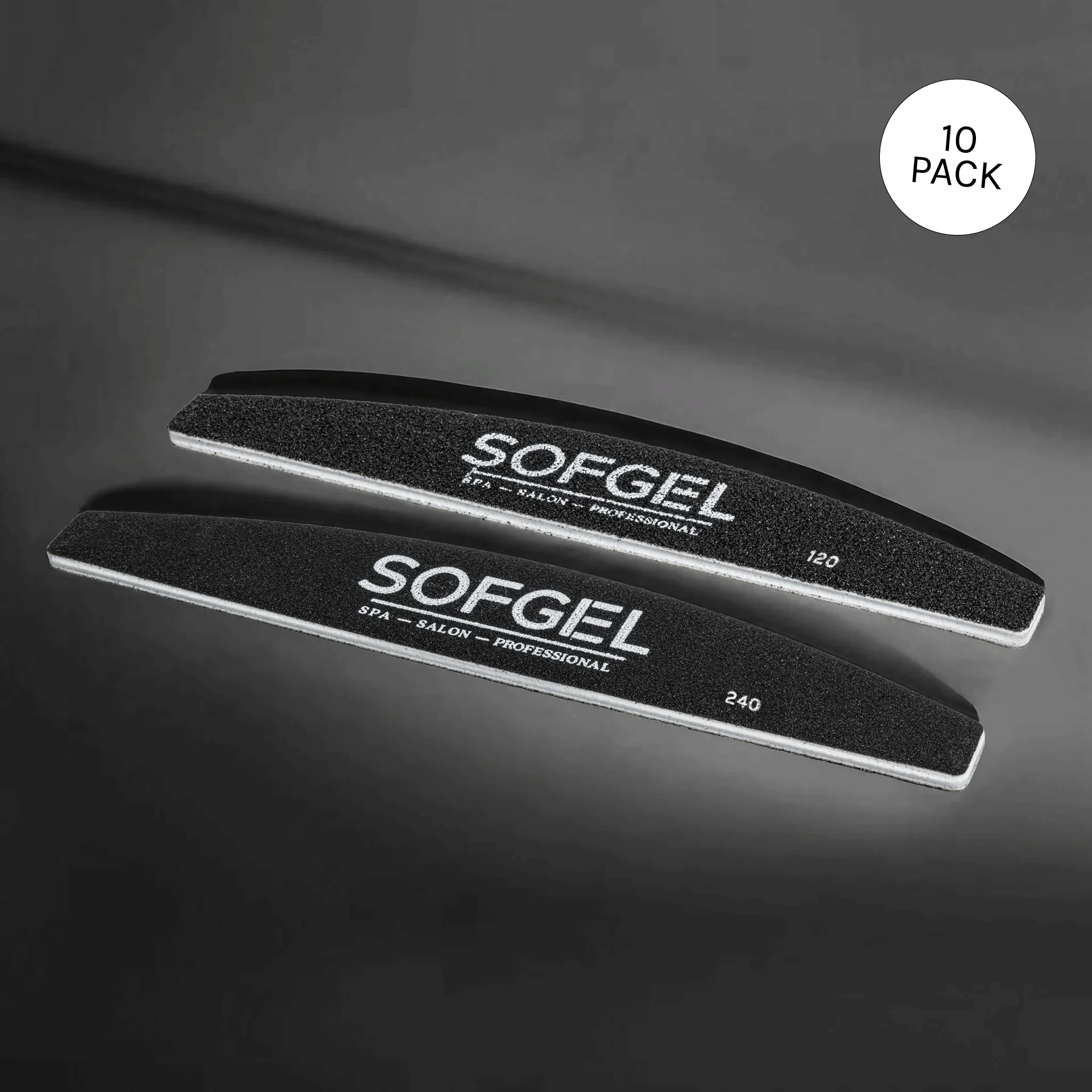Sofgel Nail File - 120/240 grit emery board - Image 3
