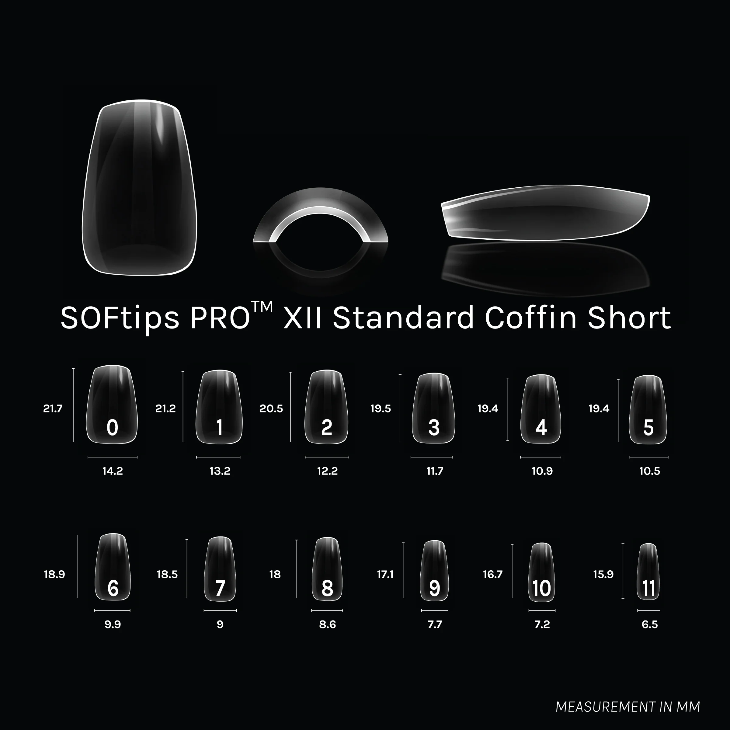 SOFTIPS PRO™ XII - Standard Coffin Short - Image 4