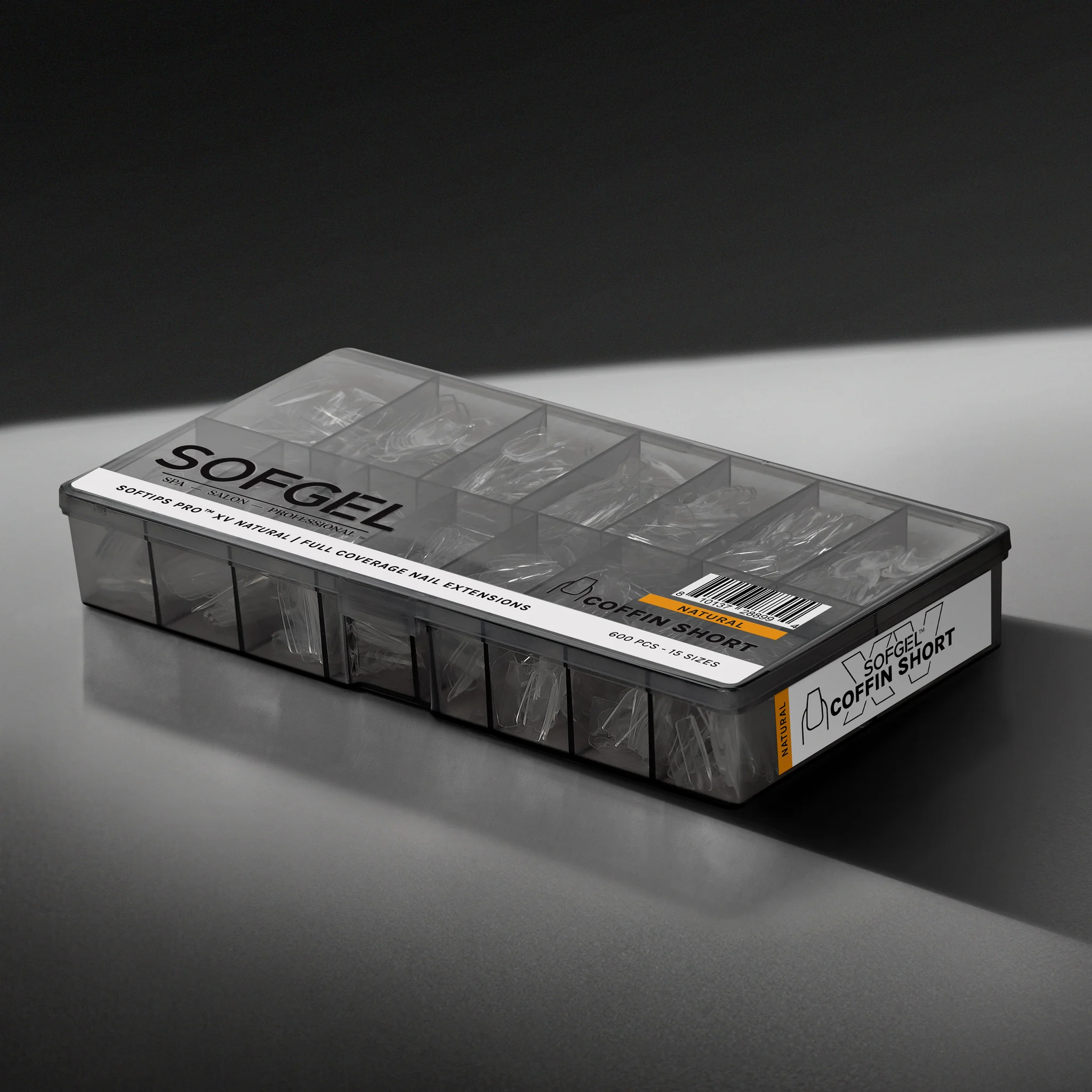 SOFTIPS PRO™ XV NATURAL - COFFIN SHORT - Image 2