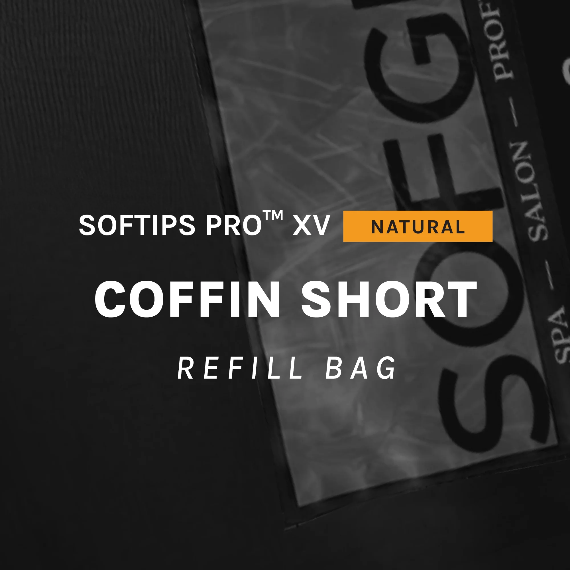 SOFTIPS PRO™ XV NATURAL - COFFIN SHORT - Image 3
