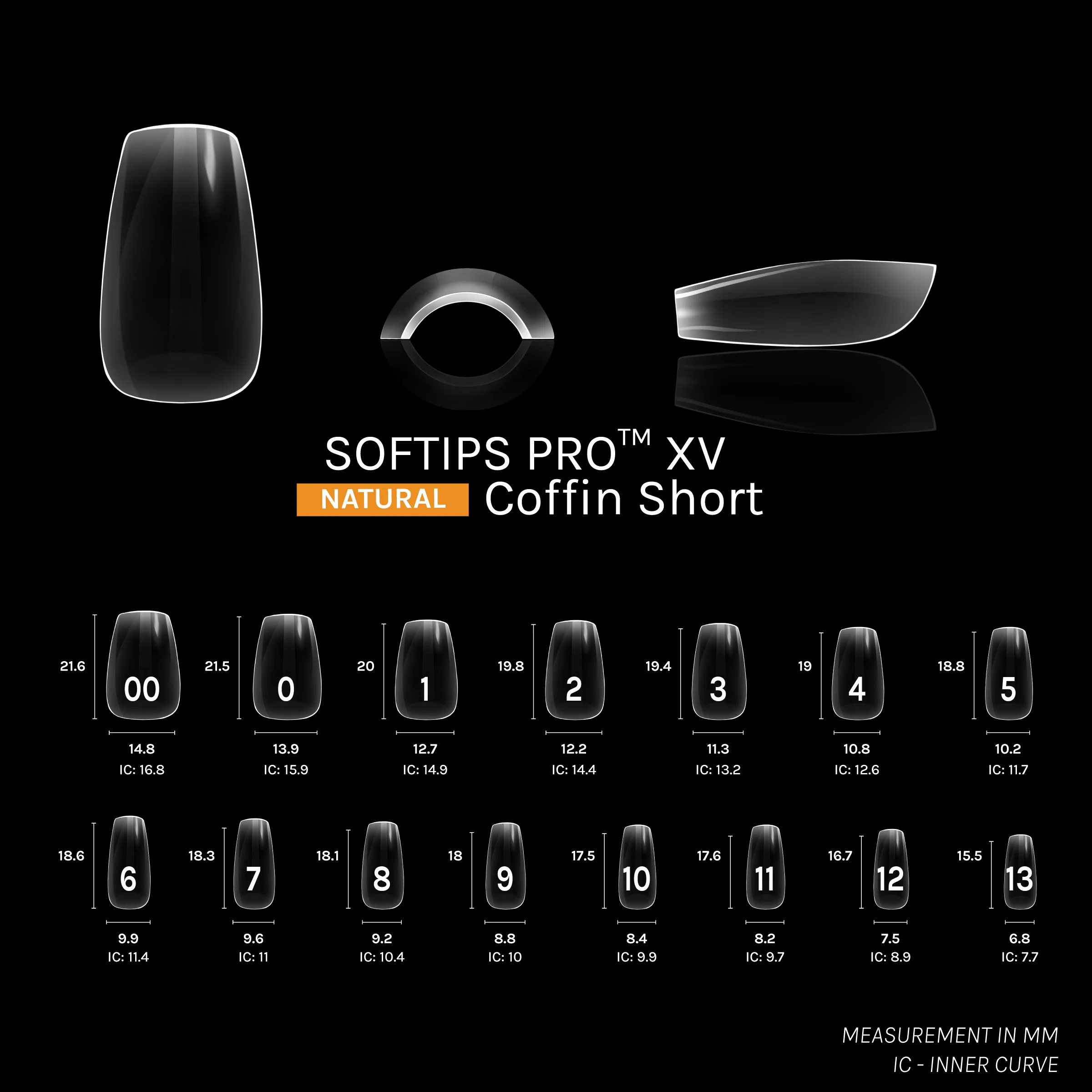 SOFTIPS PRO™ XV NATURAL - COFFIN SHORT - Image 4