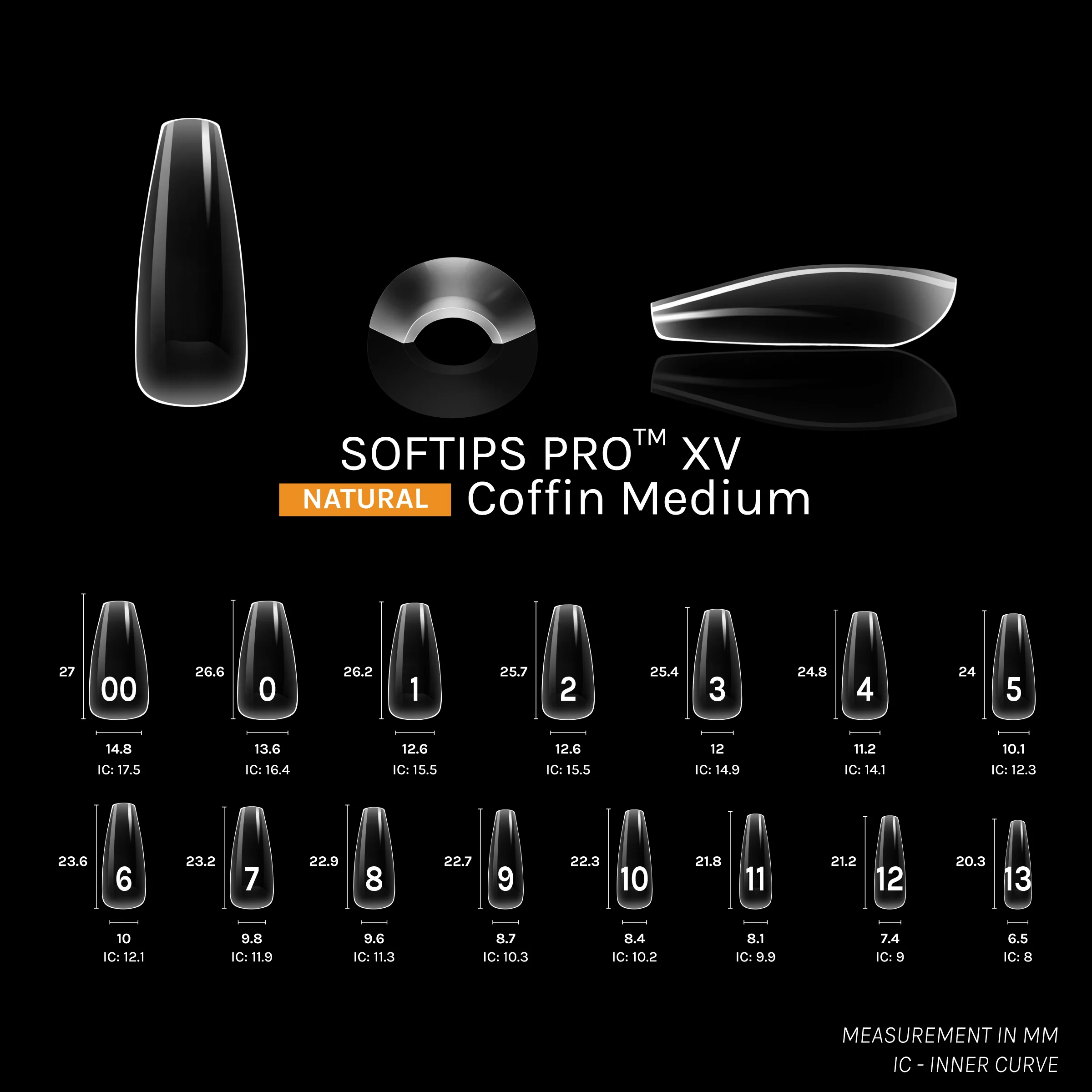 SOFTIPS PRO™ XV NATURAL - COFFIN MEDIUM - Image 4