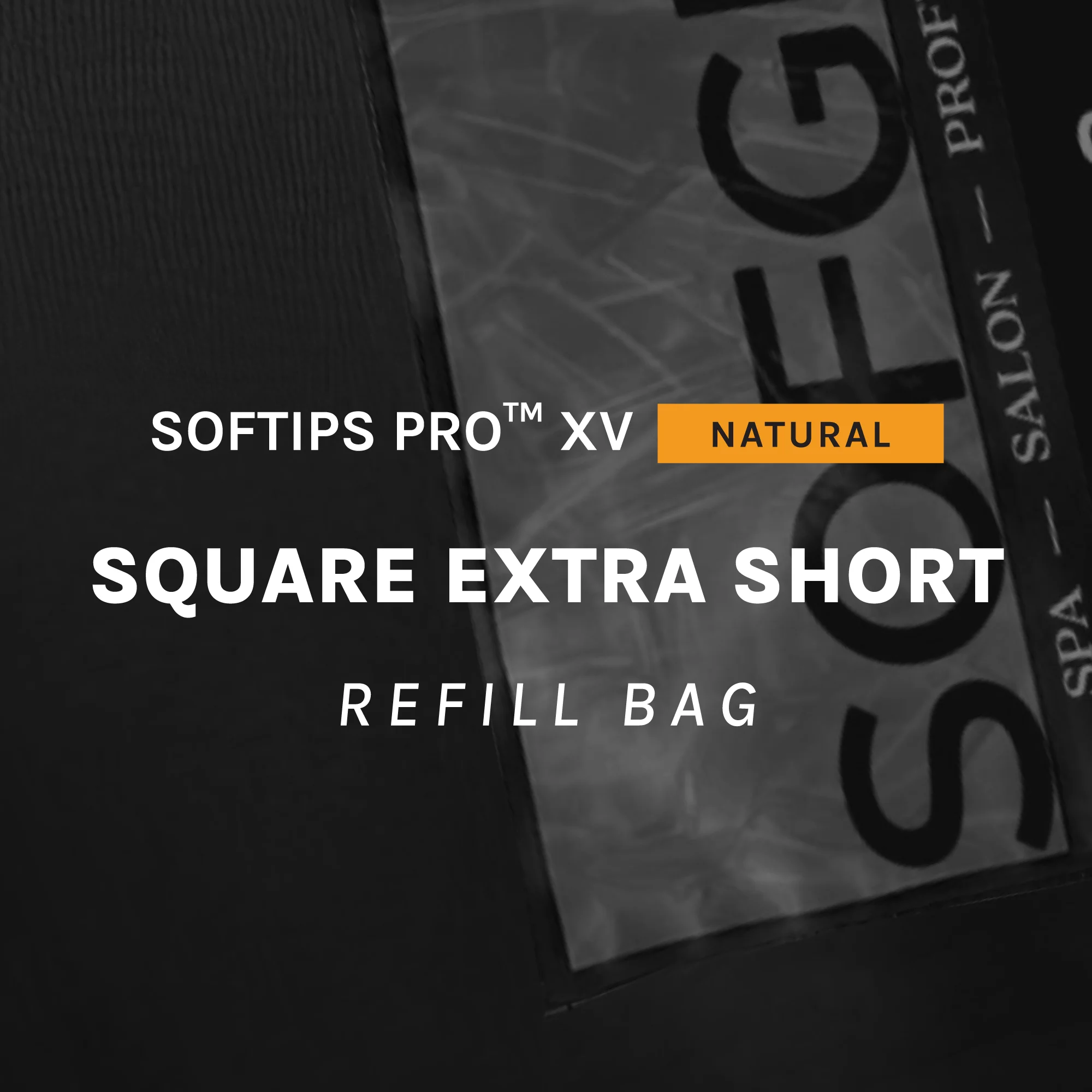 SOFTIPS PRO™ XV NATURAL - SQUARE EXTRA SHORT - Image 4