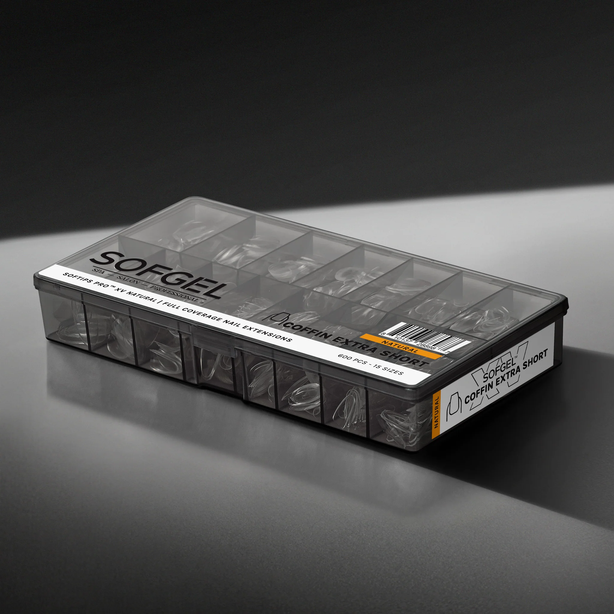 SOFTIPS PRO™ XV NATURAL - COFFIN EXTRA SHORT - Image 2