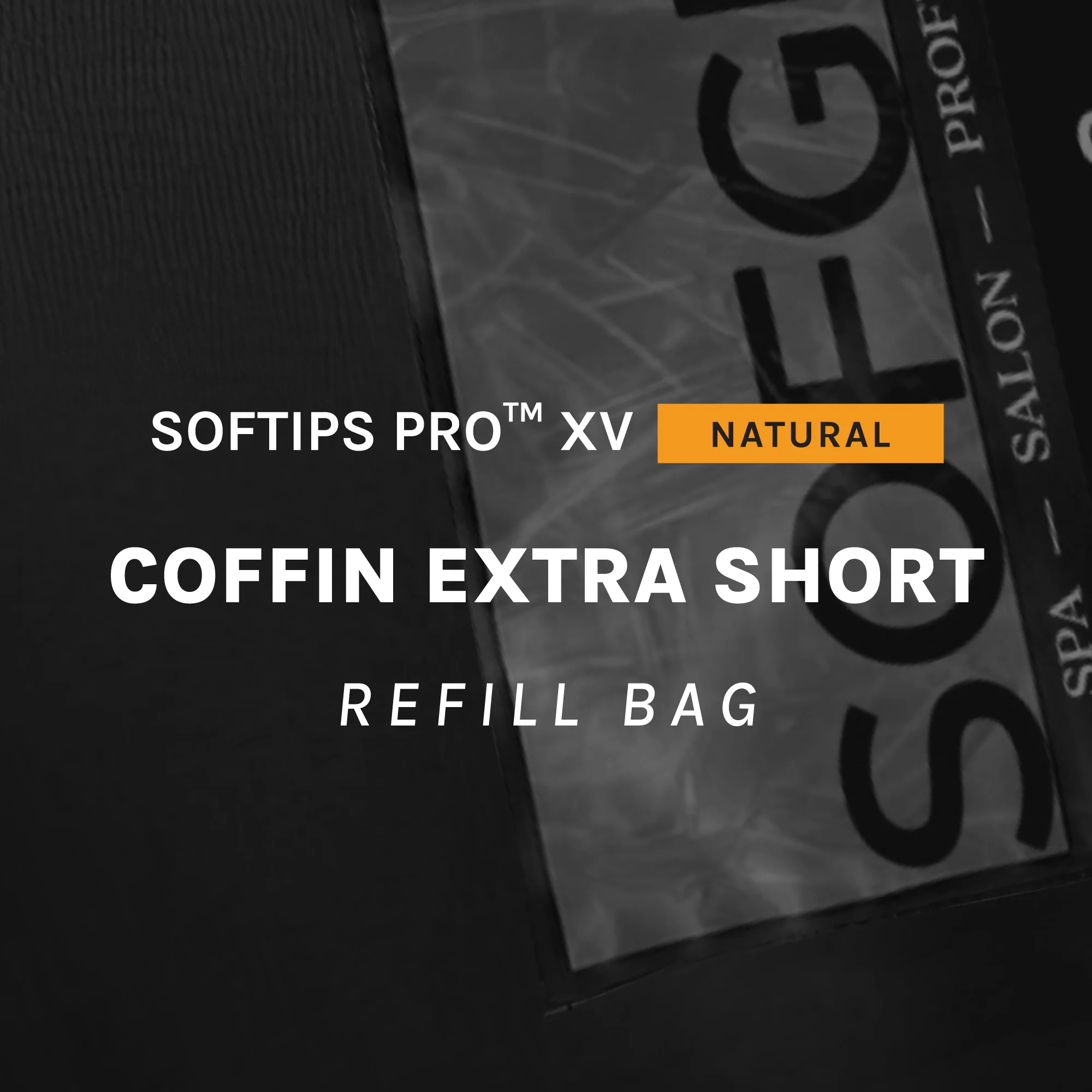 SOFTIPS PRO™ XV NATURAL - COFFIN EXTRA SHORT - Image 3