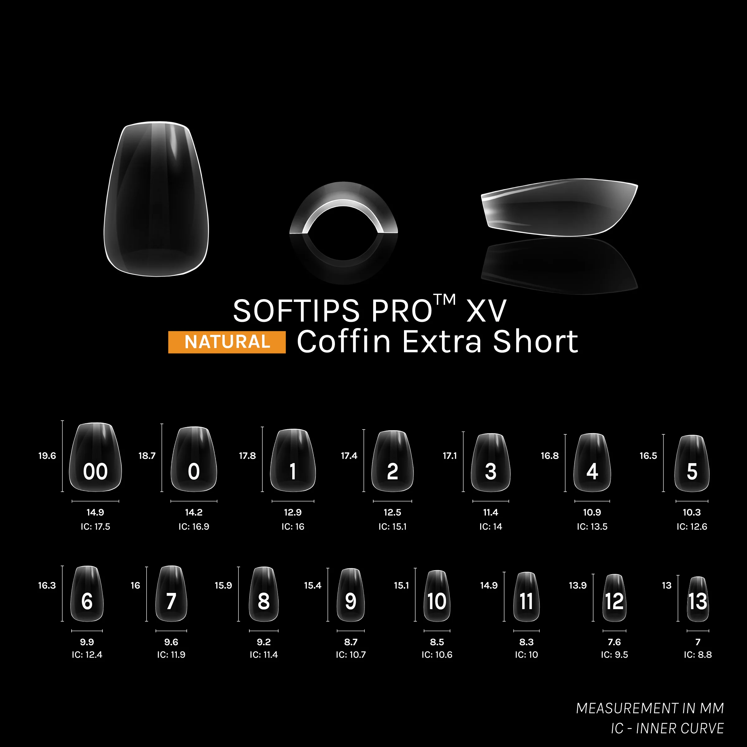 SOFTIPS PRO™ XV NATURAL - COFFIN EXTRA SHORT - Image 4