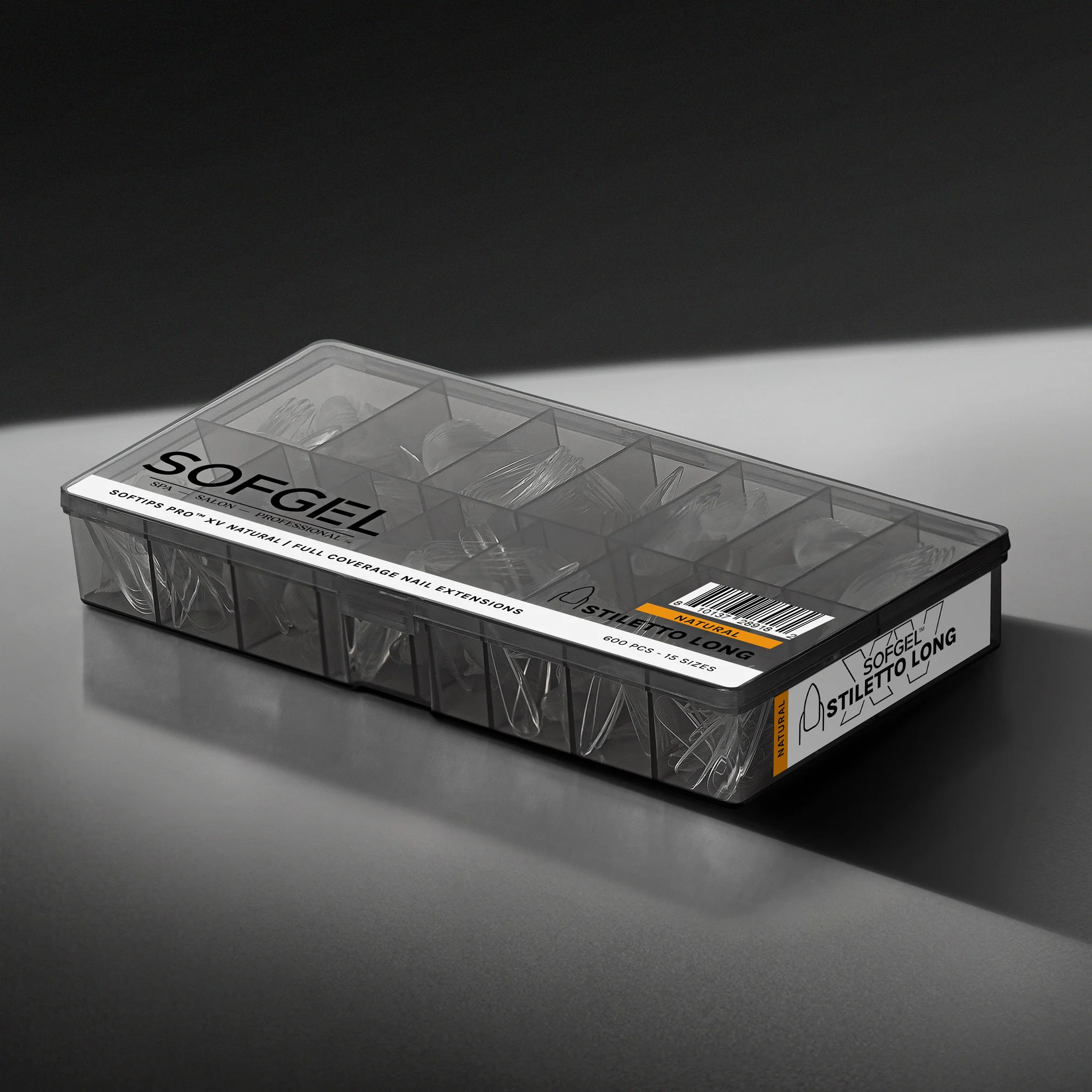 SOFTIPS PRO™ XV NATURAL - STILETTO LONG - Image 2