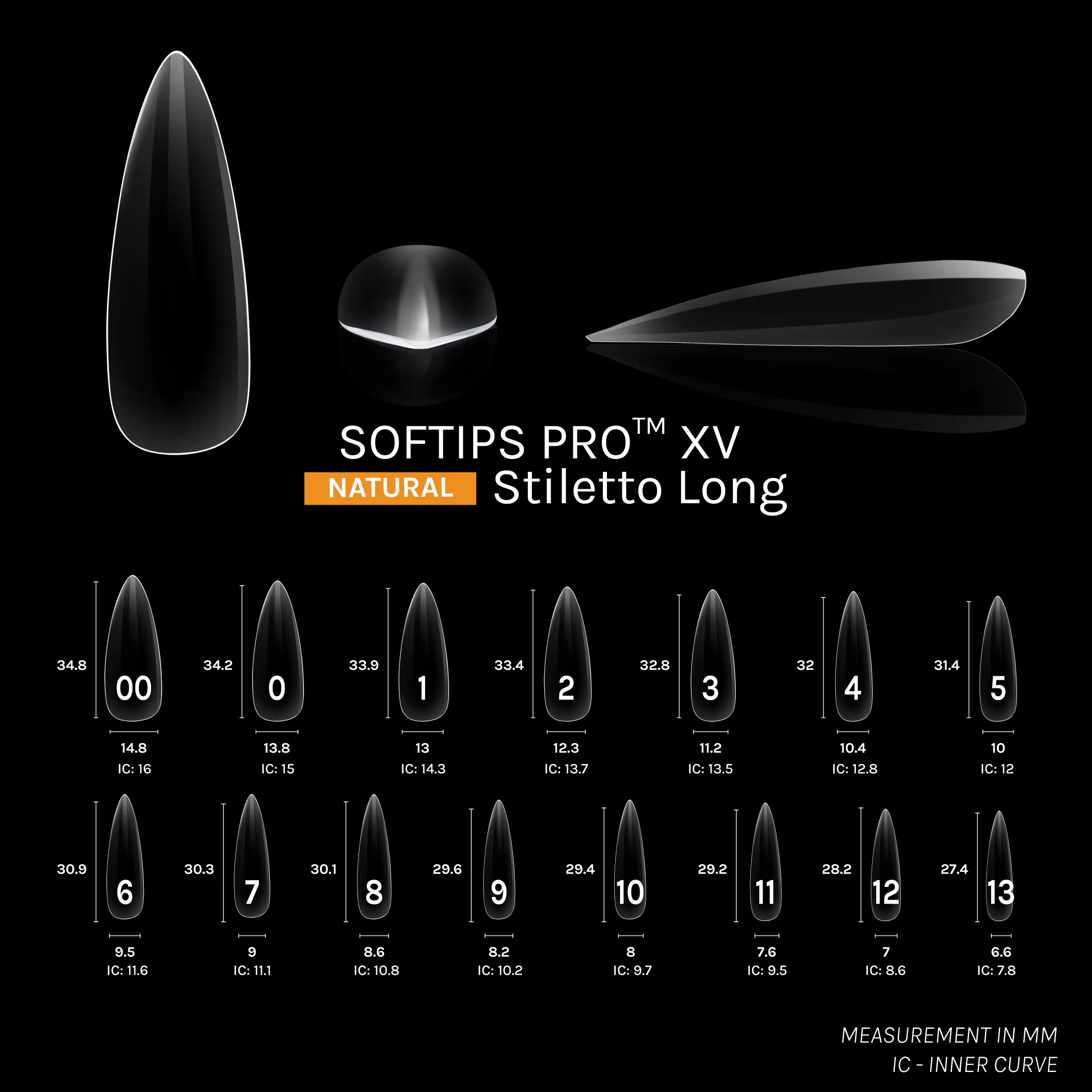 SOFTIPS PRO™ XV NATURAL - STILETTO LONG - Image 3