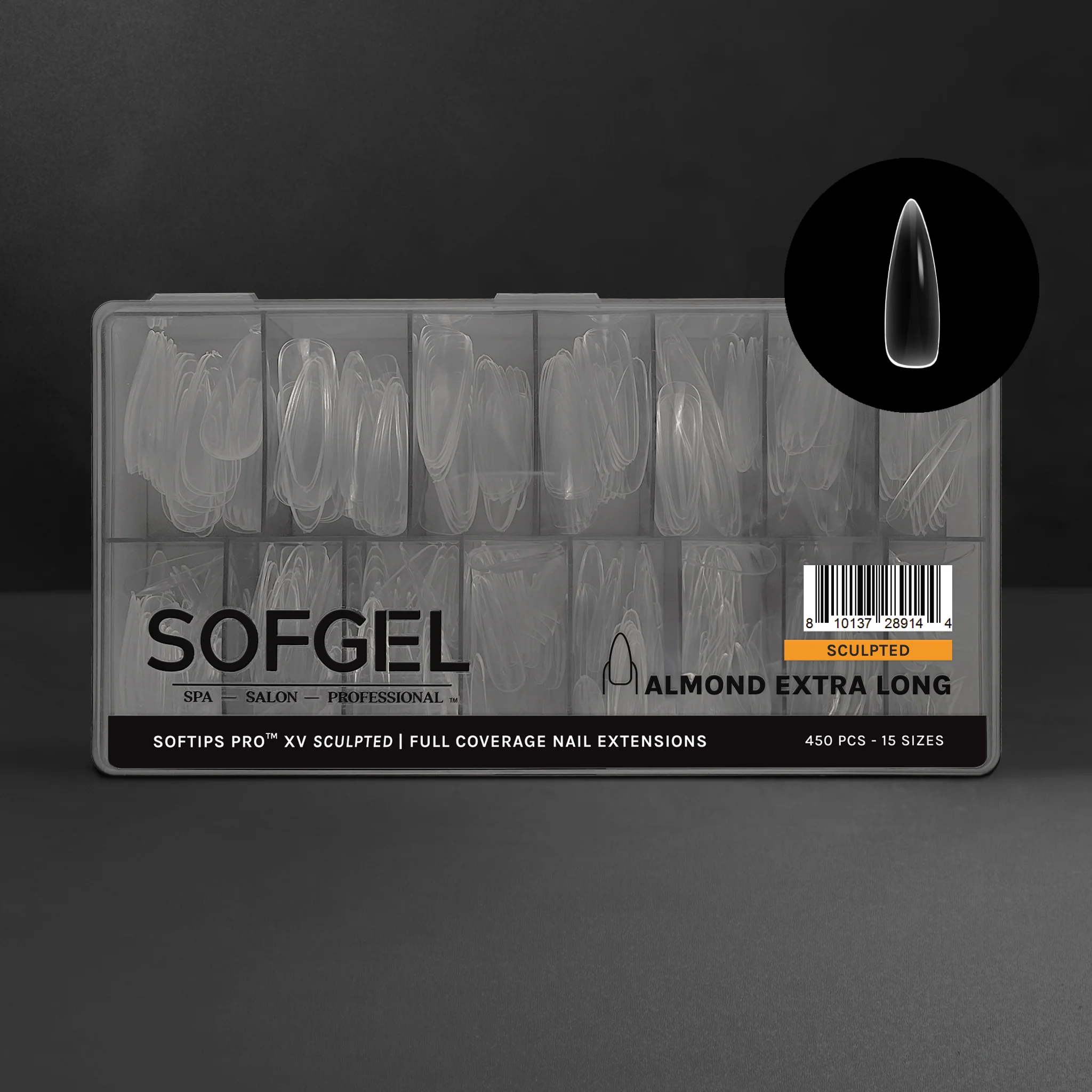 SOFTIPS PRO™ XV SCULPTED - ALMOND XL