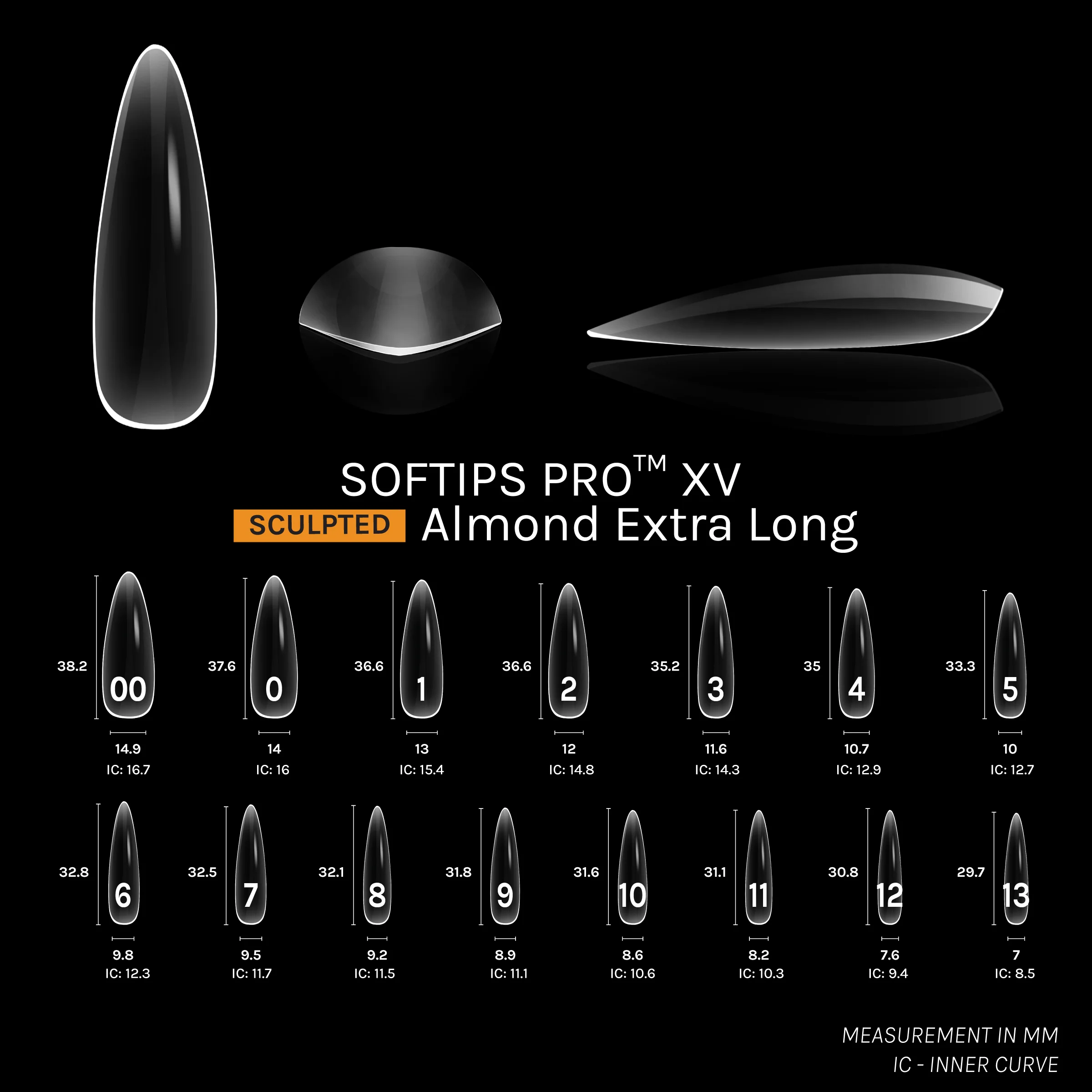 SOFTIPS PRO™ XV SCULPTED - ALMOND XL - Image 4
