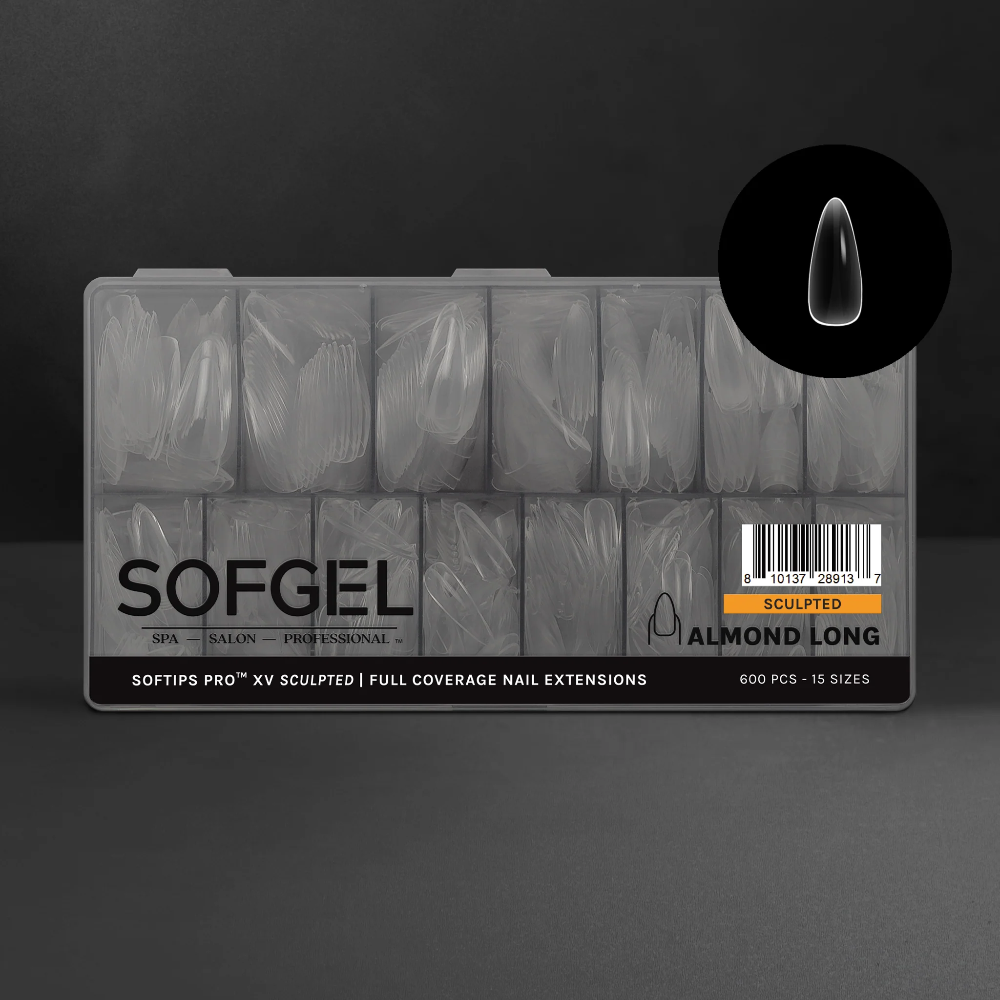 SOFTIPS PRO™ XV SCULPTED - ALMOND LONG