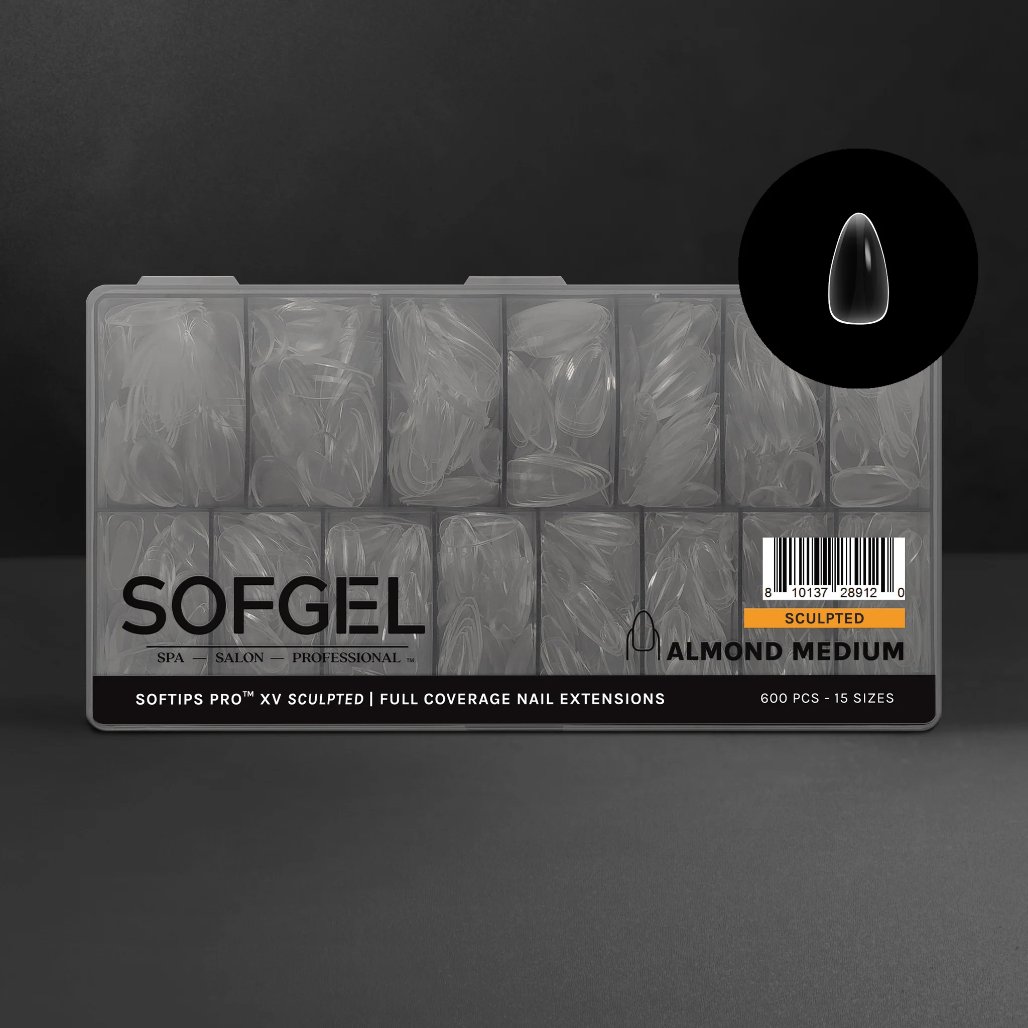 SOFTIPS PRO™ XV SCULPTED - ALMOND MEDIUM