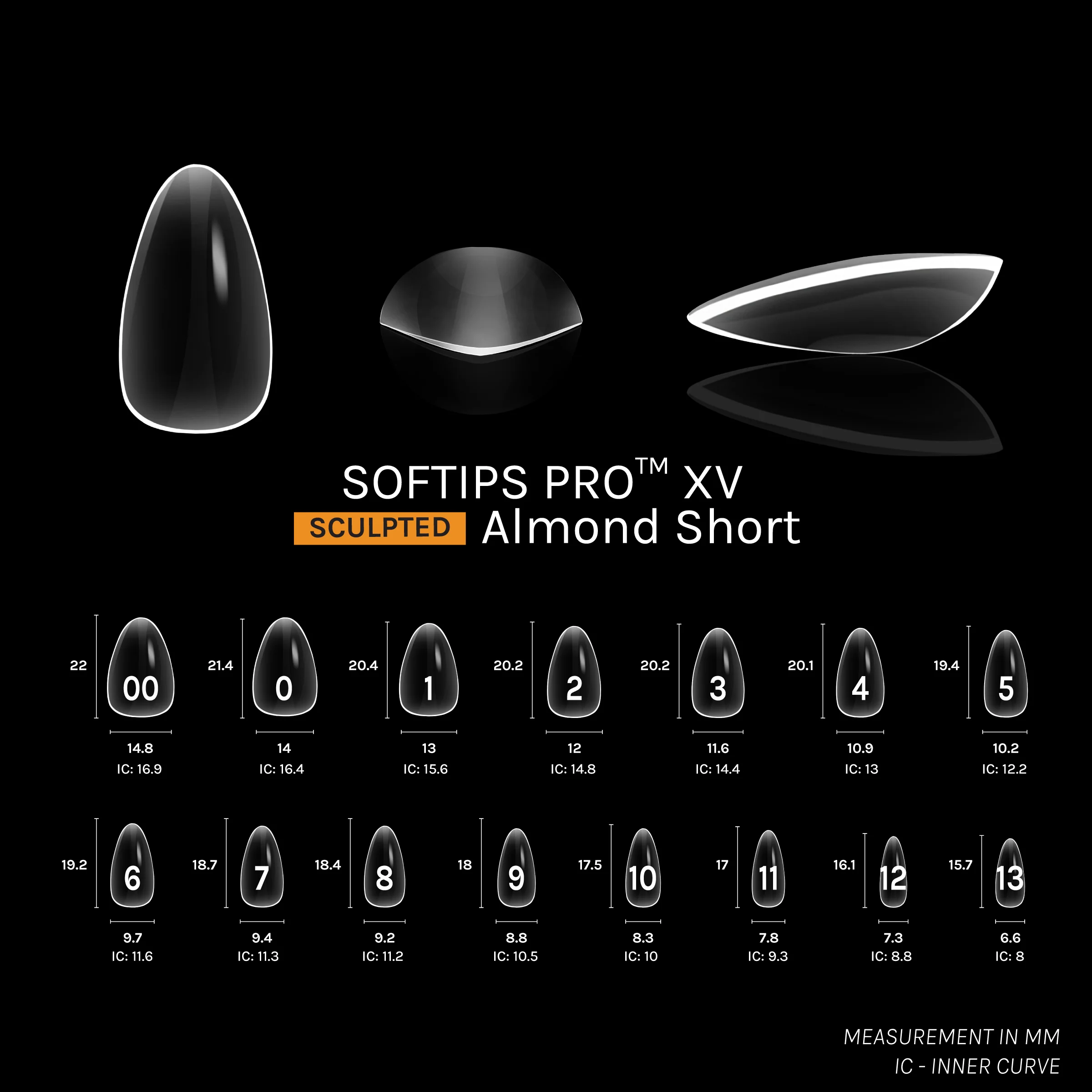 SOFTIPS PRO™ XV SCULPTED - ALMOND SHORT - Image 3