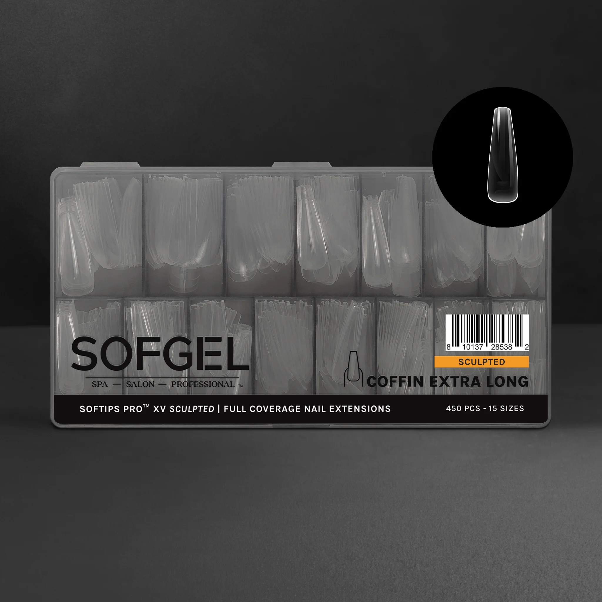 SOFTIPS PRO™ XV SCULPTED - COFFIN XL