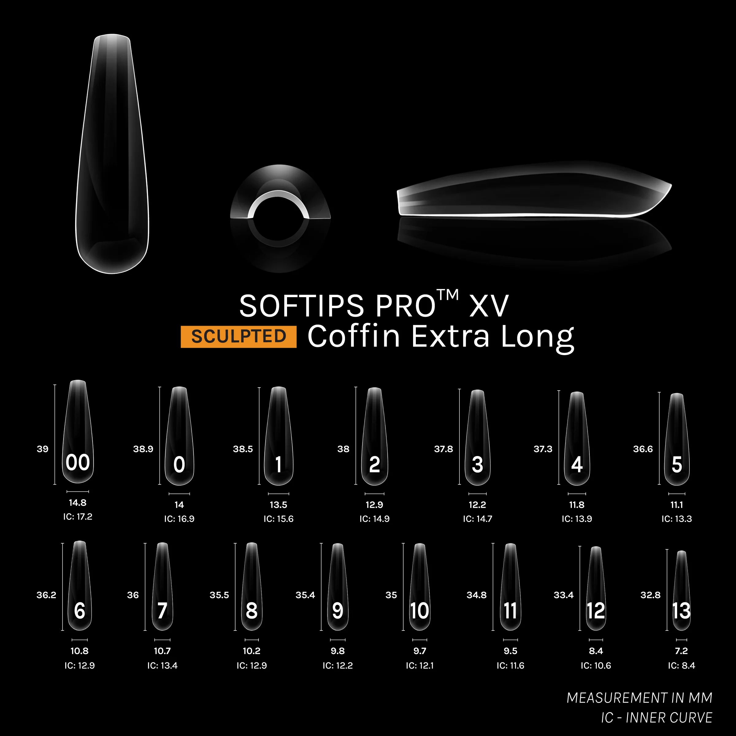 SOFTIPS PRO™ XV SCULPTED - COFFIN XL - Image 4