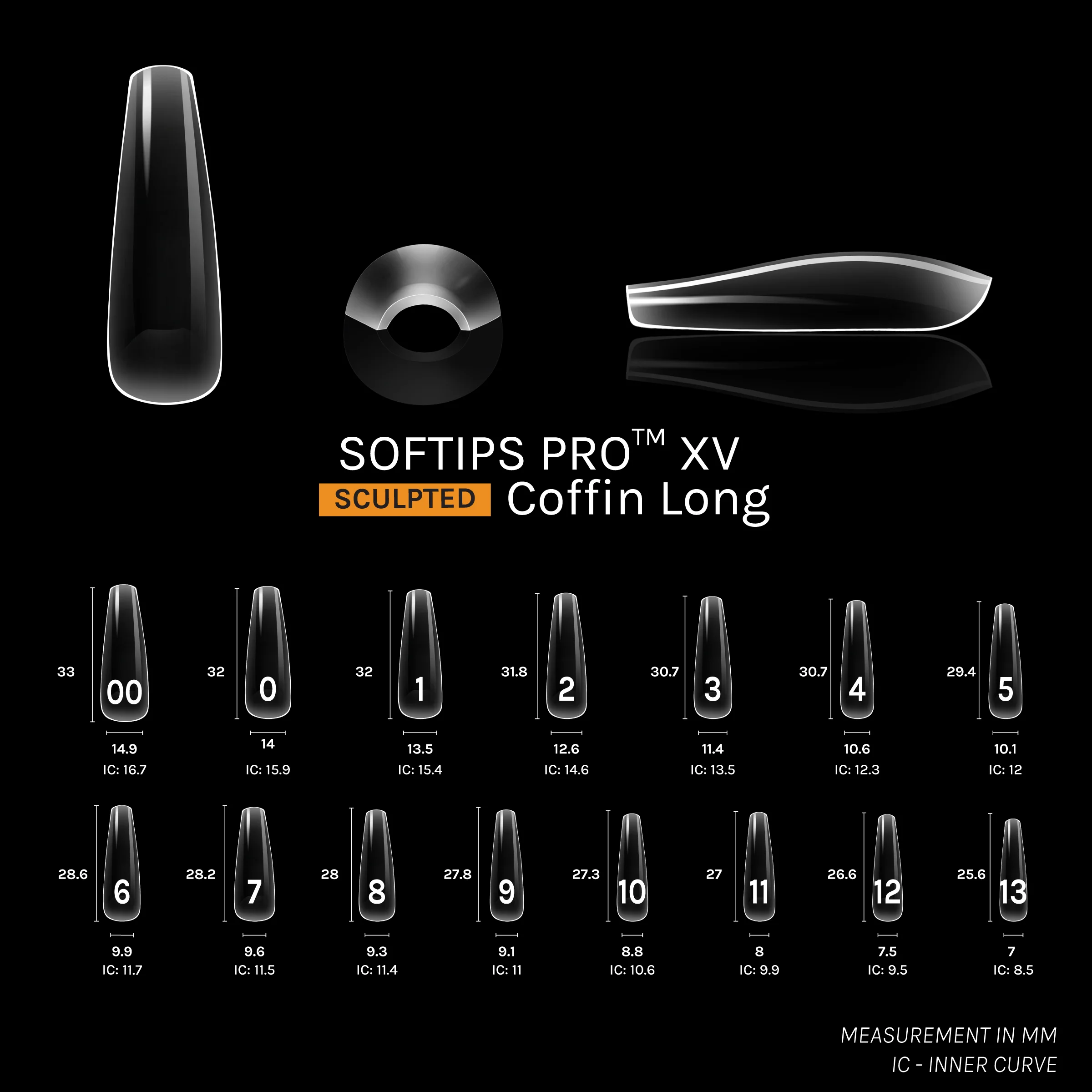 SOFTIPS PRO™ XV SCULPTED - COFFIN LONG - Image 4
