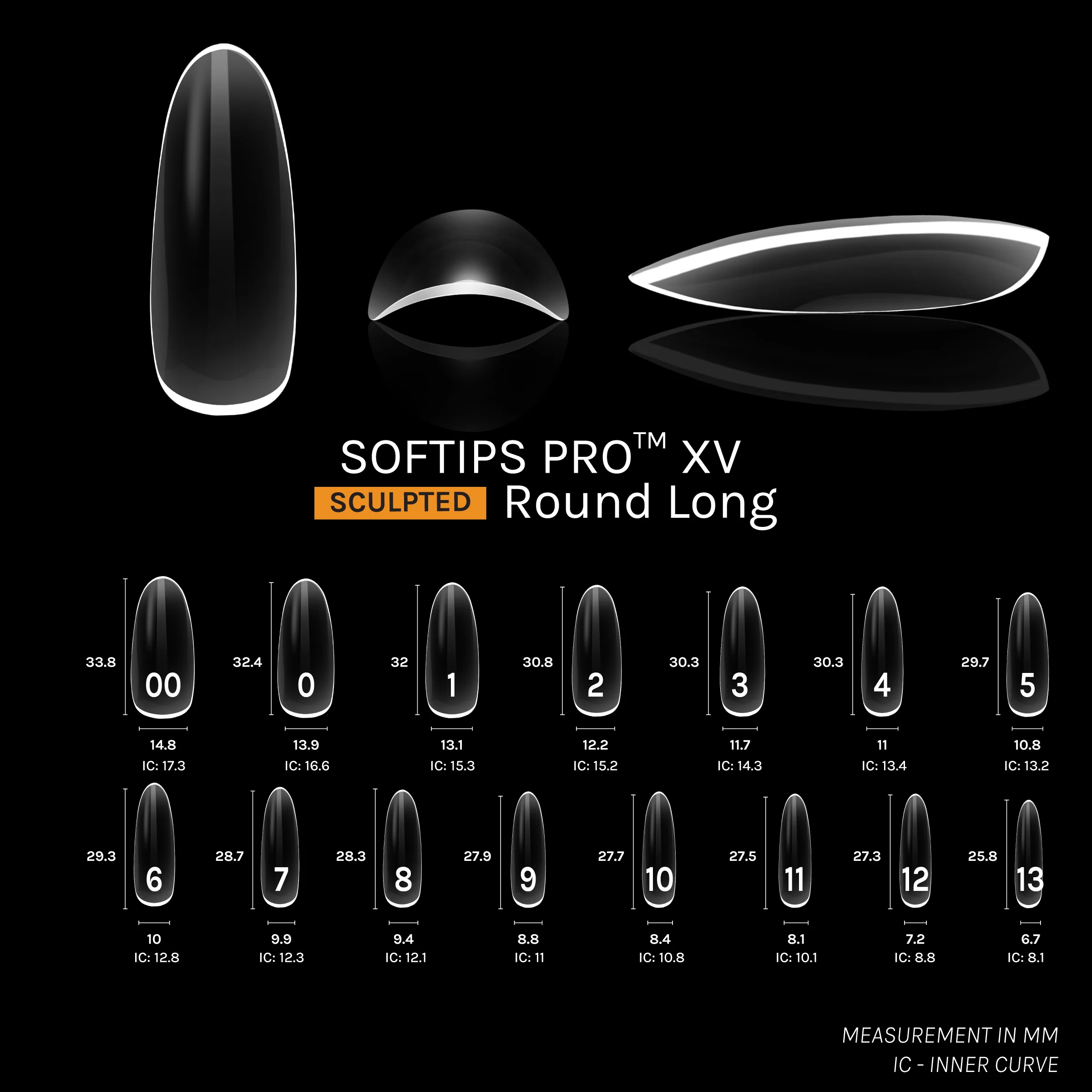 SOFTIPS PRO™ XV SCULPTED - ROUND LONG - Image 2