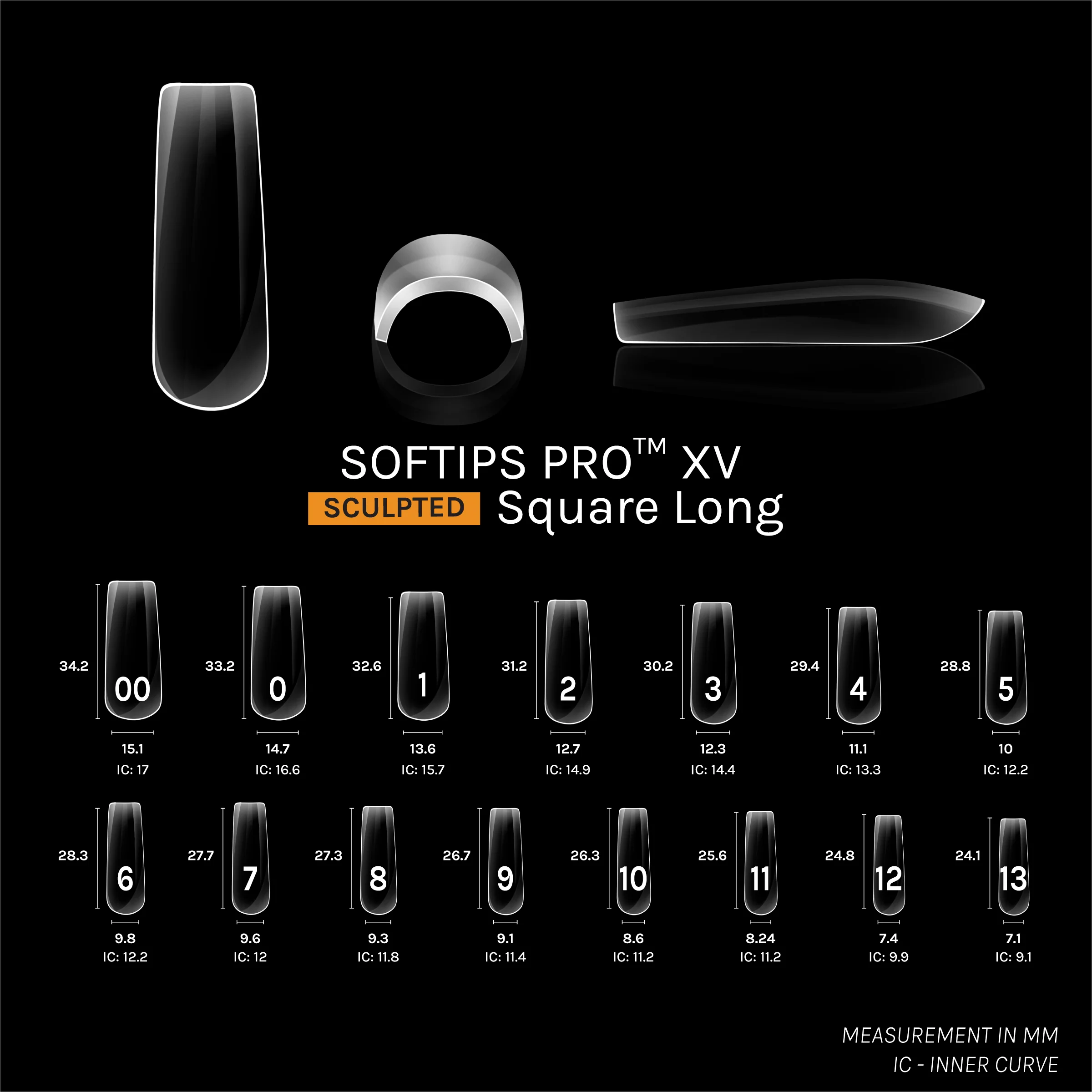 SOFTIPS PRO™ XV SCULPTED - SQUARE LONG - Image 4