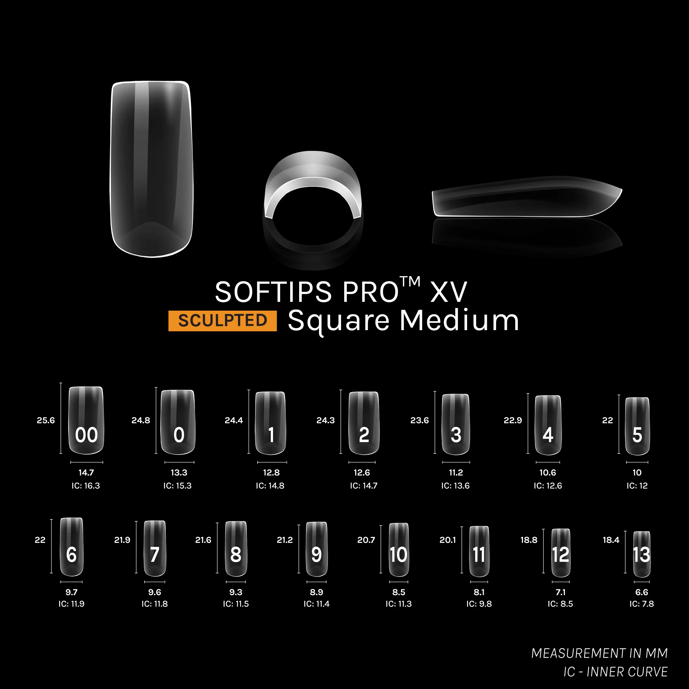 SOFTIPS PRO™ XV SCULPTED - SQUARE MEDIUM - Image 4