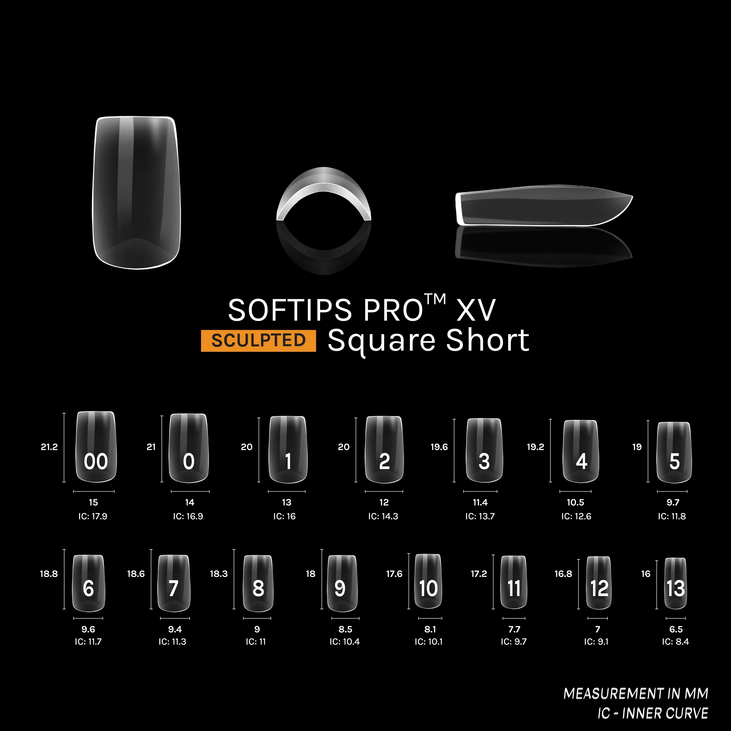 SOFTIPS PRO™ XV SCULPTED - SQUARE SHORT - Image 4