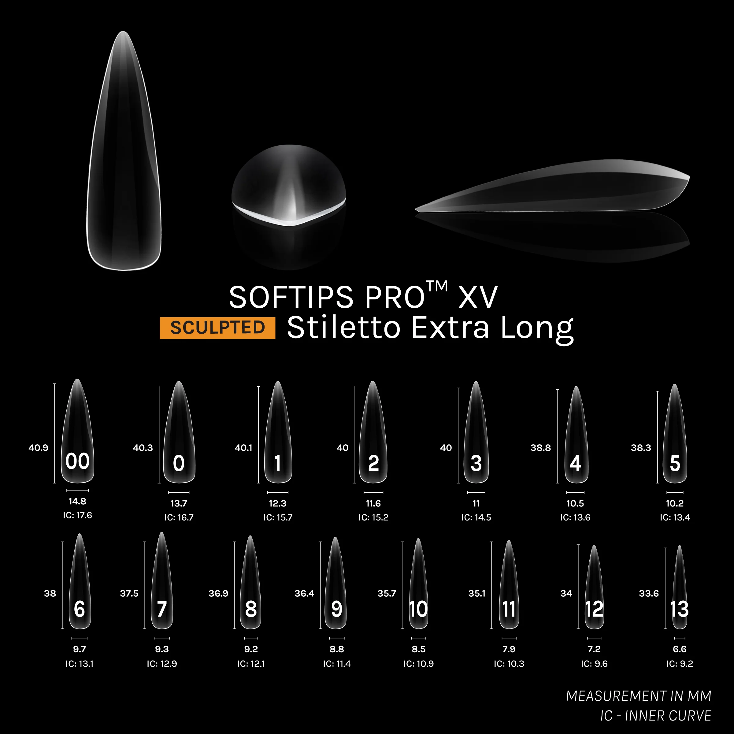 SOFTIPS PRO™ XV SCULPTED - STILETTO XL - Image 2